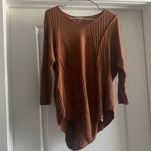 Bohemian angled sweater